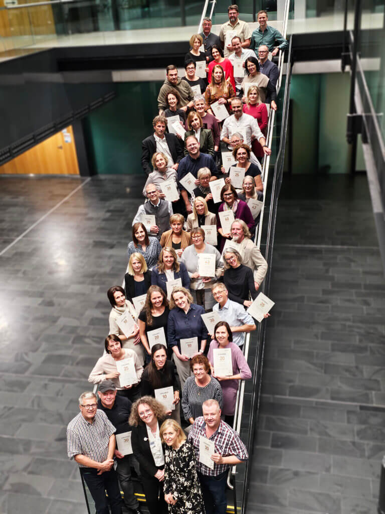 Dienstjubiläumsfeier im Tauernklinikum 